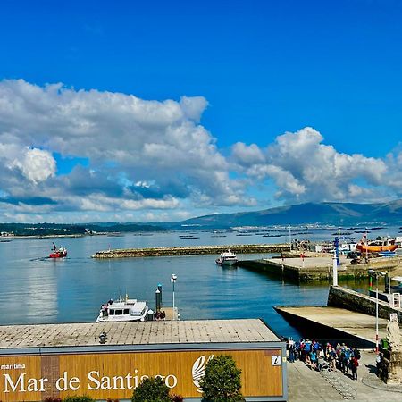 Exclusivo Atico Boutique Con Vistas Al Mar Apartment Villanueva De Arosa Luaran gambar